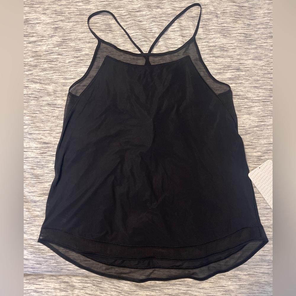 Lululemon Mix & Mesh Tank in Black, Size 6, NWT